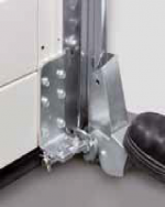 Напольная блокировка на воротах с приводом WA 300 и WA 400